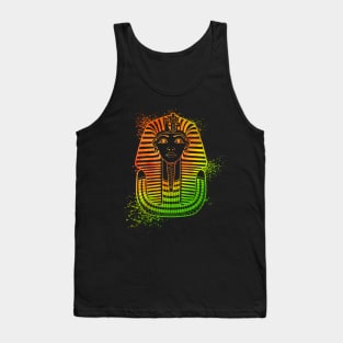 Colorful drawing of Tutankhamun Tank Top